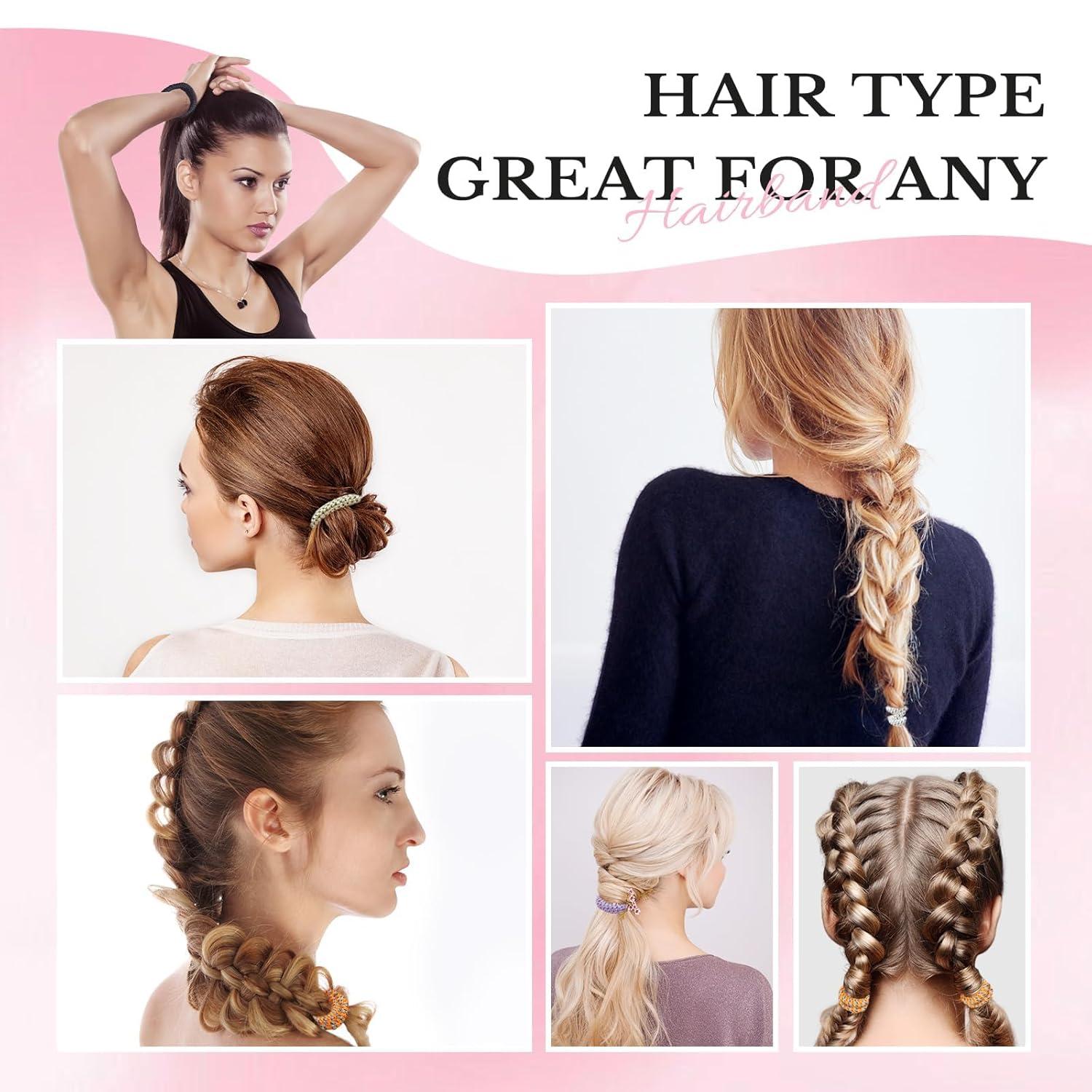 15 Stück Haargummis Elastic Hair Tie Damen Haarbänder