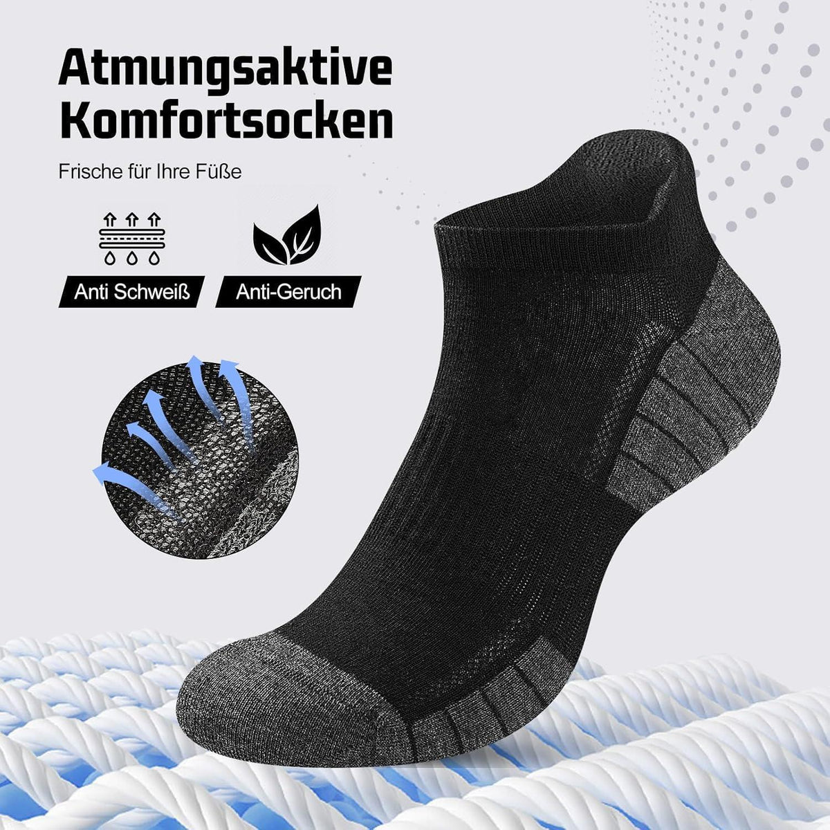 Sneaker Socken 10/20er Pack | Atmungsaktiv & Komfortabel