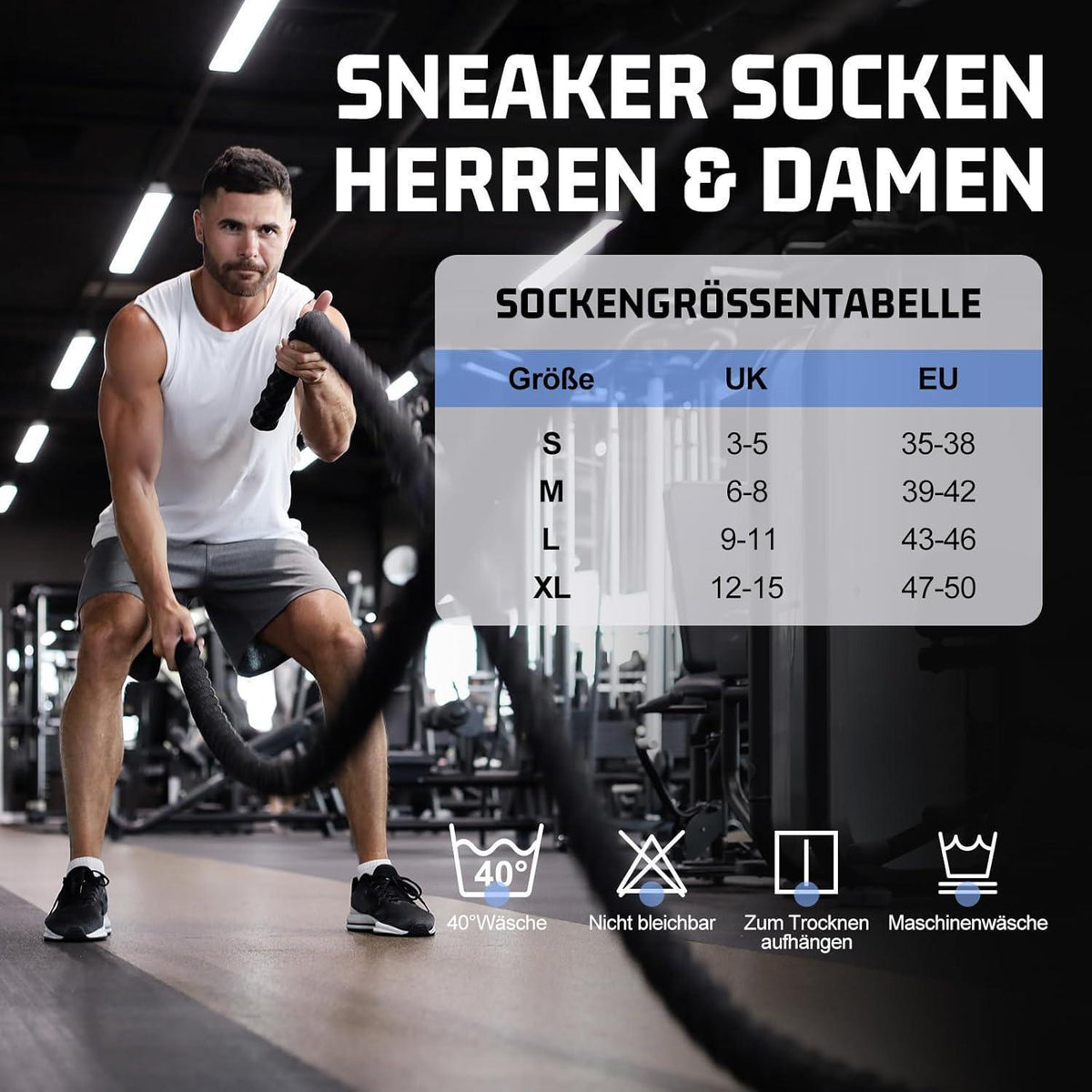 Sneaker Socken 10/20er Pack | Atmungsaktiv & Komfortabel
