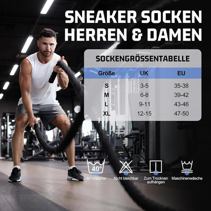 Sneaker Socken 10/20er Pack | Atmungsaktiv & Komfortabel