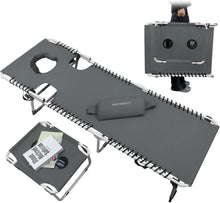 Sonnenliege Klappbar mit Loch 5-Stufig Verstellbar Rückenlehne Strand