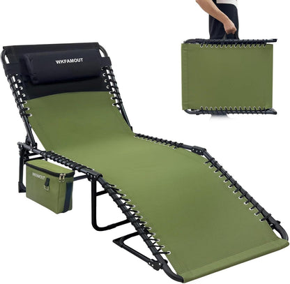 Sonnenliege Campingbett Klappbar 5-Stufig Verstellbar Outdoor 190x59CM