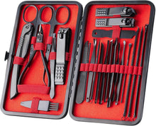 XMOSNZ Maniküre Pediküre Set 24-teilig Edelstahl Etui