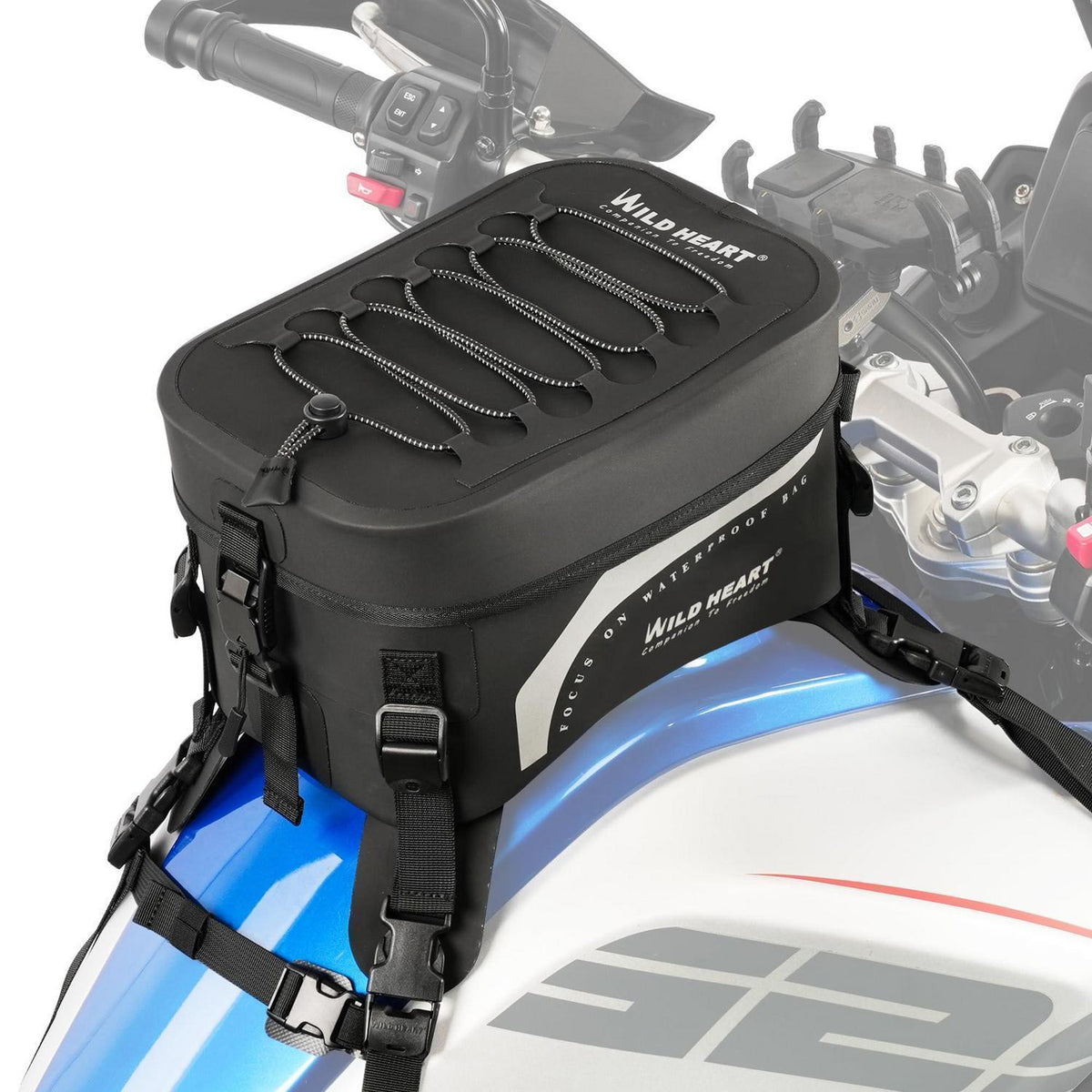 Wasserdichter Motorrad Tankrucksack 8L Universal Motorradtasche Schwarz
