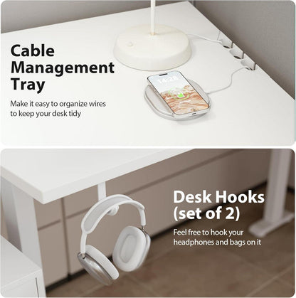 L-förmiger Schreibtisch Höhenverstellbar Elektrisch 190x155cm