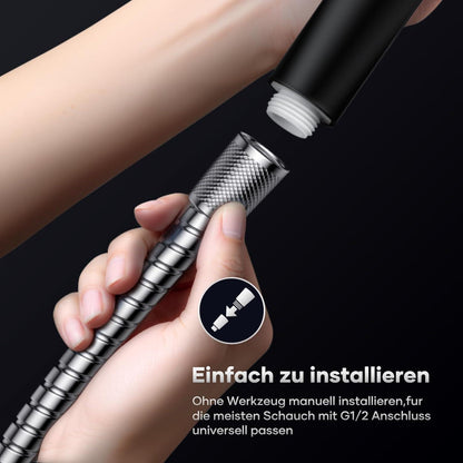 Regendusche Duschkopf mit 6 Strahlarten & Hochdruck