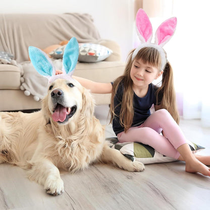 HFMYGS Hasenohren Kostüm Haarreif Plüsch Stirnbänder Ostern Party