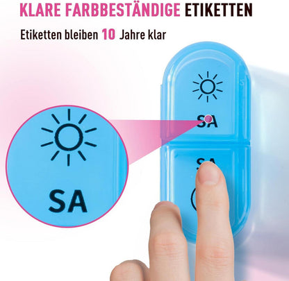Tablettenbox 7 Tage BPA frei Pillendose Medikamentenbox 7 Tage 2