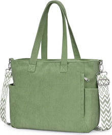 Damen Cord Umhängetasche Shopper große Handtasche Tote Bag