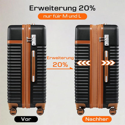 Joyway ABS Hartschalenkoffer Trolley Set 4 Rollen TSA