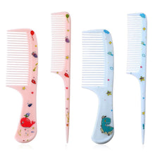 4-teiliges Niedliches Haarbürstenset für Mädchen Blau Rosa