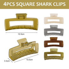 4er Set Große Rutschfeste Haarklammern für Dickes