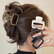 4er Set Quadratische Matte Haarklammern Haarspangen für Damen