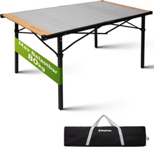 Robuster Campingtisch Aluminiumgestell XXL Tischplatte