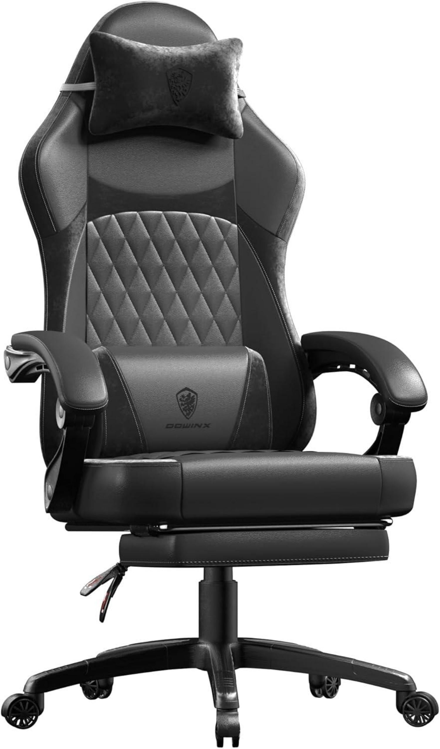 Ergonomischer Gaming Stuhl mit Lendenwirbelstütze und
