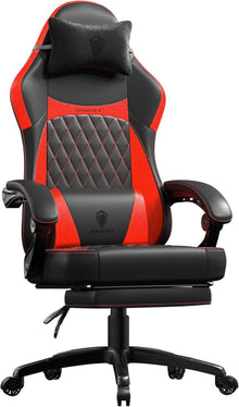 Ergonomischer Gaming Stuhl mit Lendenwirbelstütze und PU