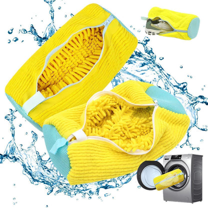 2in1 Schuhwaschbeutel Waschmaschine – 2er Pack mit Zubehör