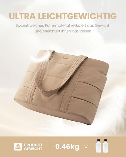 Große LOVEVOOK Laptoptasche Damen Puffer Handtasche Tote Bag