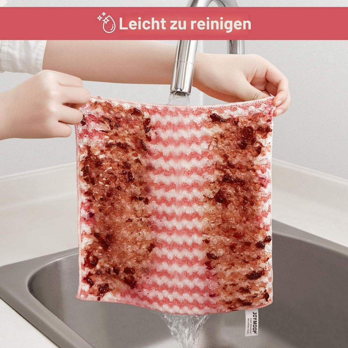 Mikrofaser Reinigungstücher bunt – 18er Pack für Küche & Haushalt