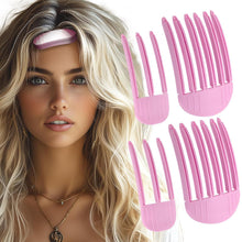 Volumen Clips Haare 4 Stück Fluffige Pony Haarklammer Haaransatz