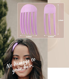 Volumen Clips Haarstyling 4 Stück für Pony Frisuren