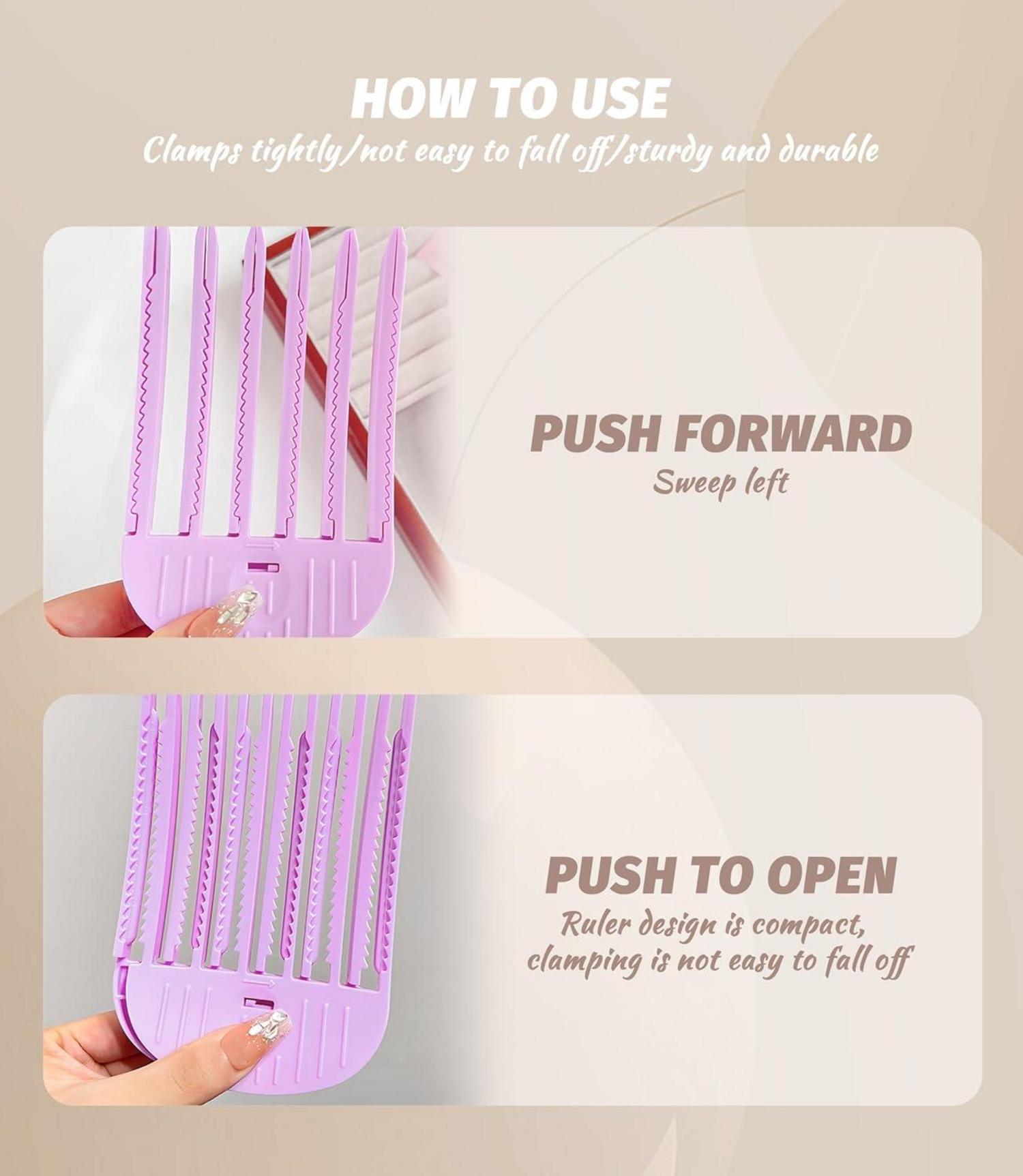 Volumen Clips Haare 4 Stück Fluffige Pony Haarklammer Haaransatz