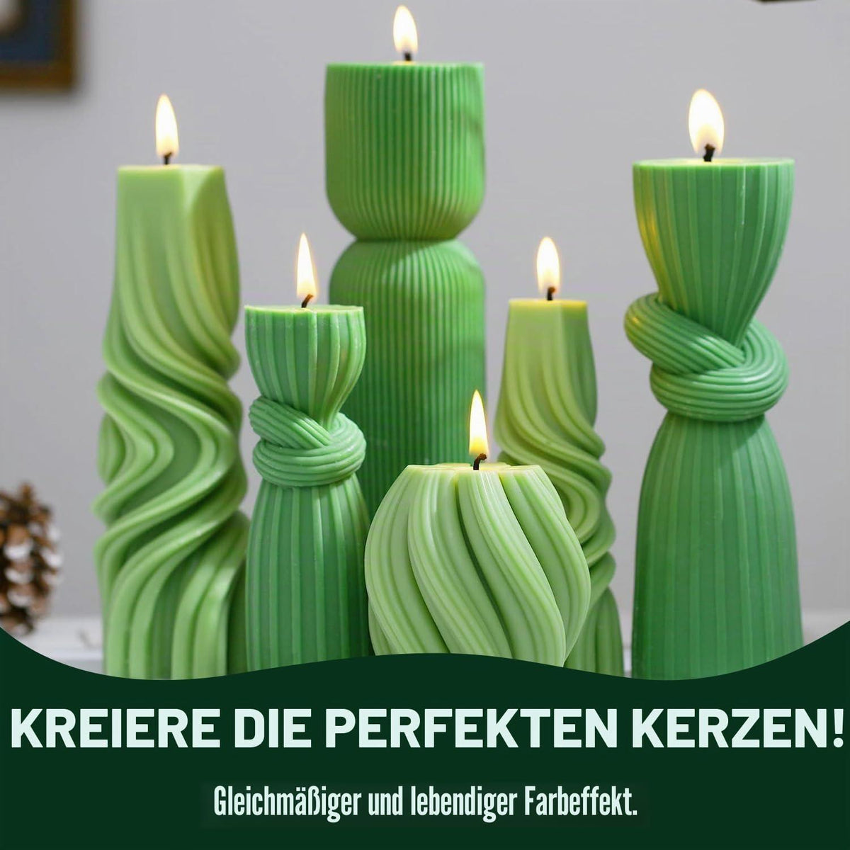 Natürliches Sojawachs für Kerzen – 15kg Granulat zum Gießen