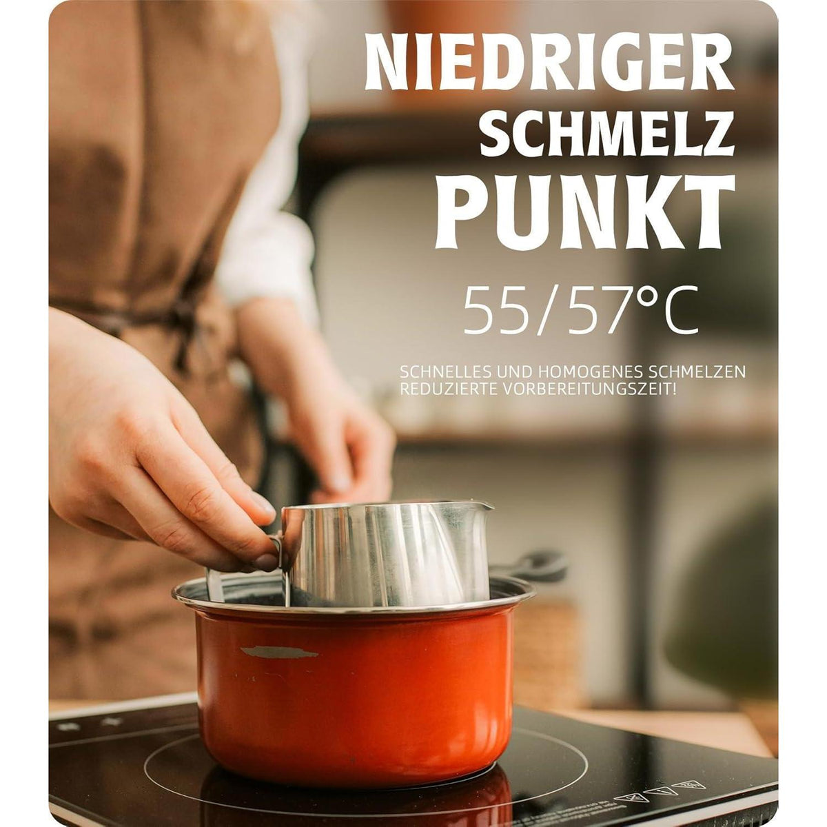 Sojawachs Flocken 10kg für Kerzenherstellung, Premium Bio
