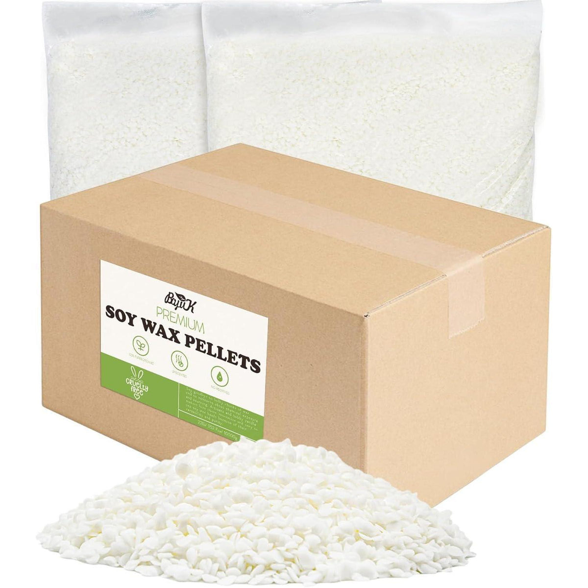 Sojawachs für Kerzen 10kg - 100% natürlich & biologisch