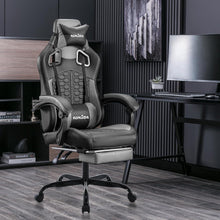Ergonomischer Gaming-Stuhl mit Fußstütze und