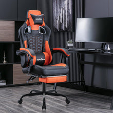 SUKIDA Ergonomischer Gaming-Stuhl mit Fußstütze und