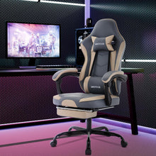 Ergonomischer Gaming Chair mit Fußstütze und