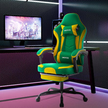 Ergonomischer Gaming Stuhl mit Fußstütze und