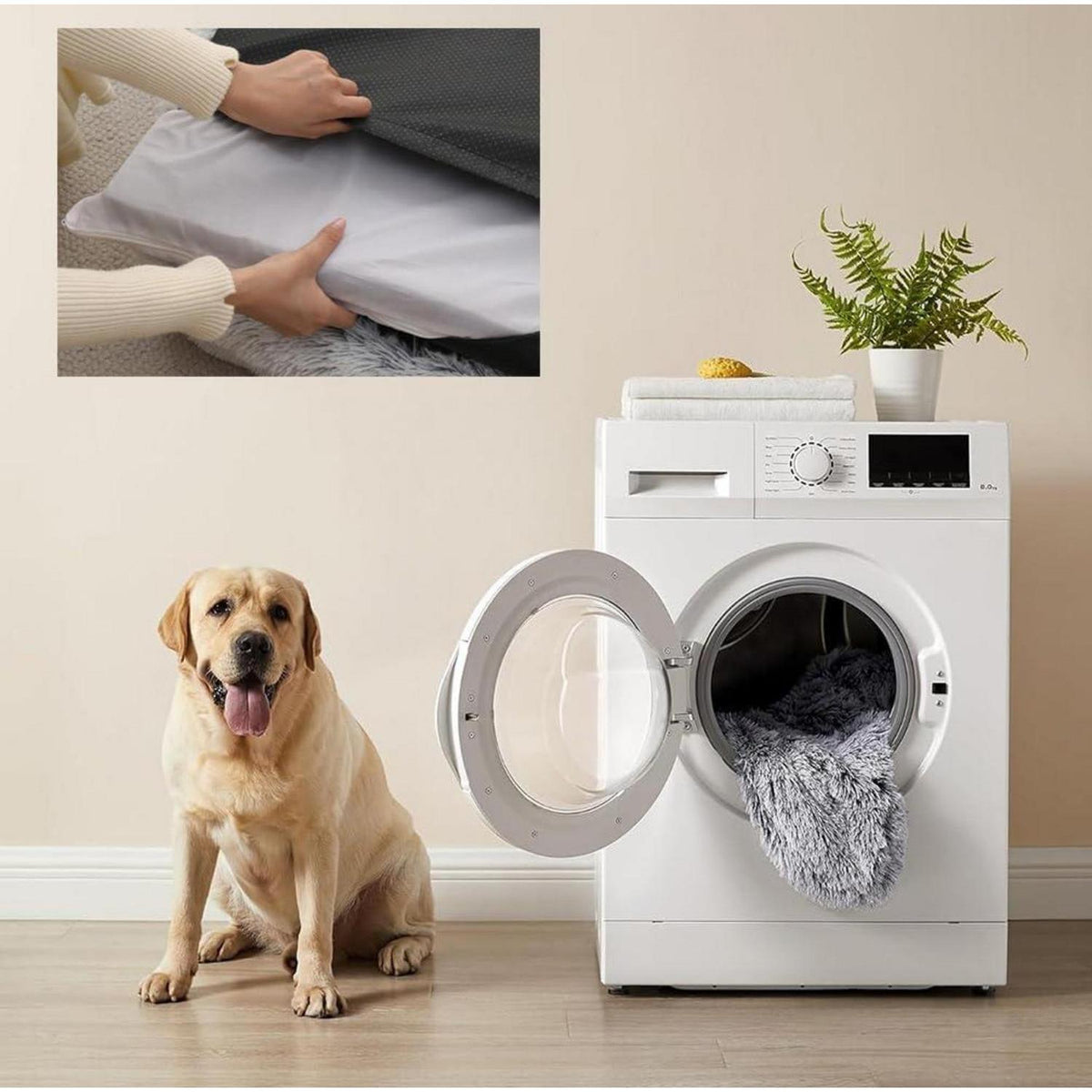 Orthopädisches Hundebett mit Eierkarton-Schaum (XL)