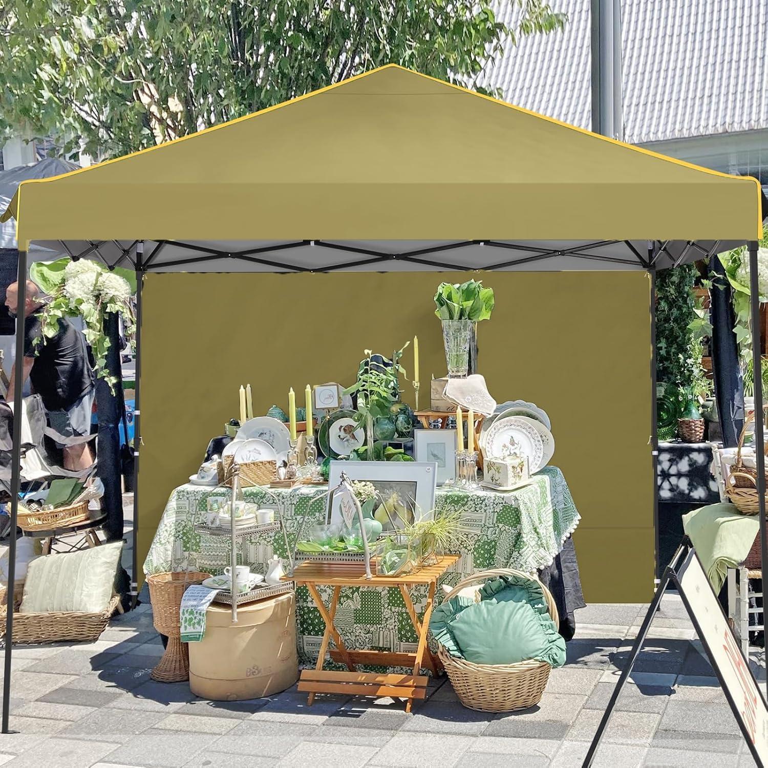 Pavillon 3x3 Wasserdicht Stabil Faltpavillon 4 Seitenteilen 50+ UV