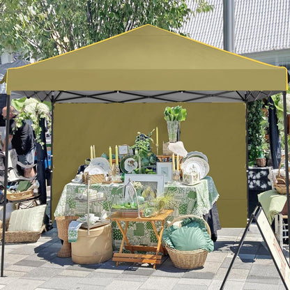 Pavillon 3x3 Wasserdicht Stabil Faltpavillon 4 Seitenteilen 50+ UV