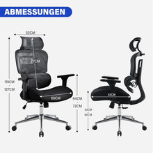 Fantasylab Ergonomischer Bürostuhl 200KG 3D Kissen 4D