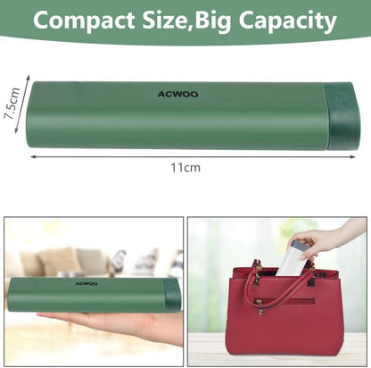 Tablettenbox 7 Tage Pillendose Medikamentenbox BPA Frei Grün