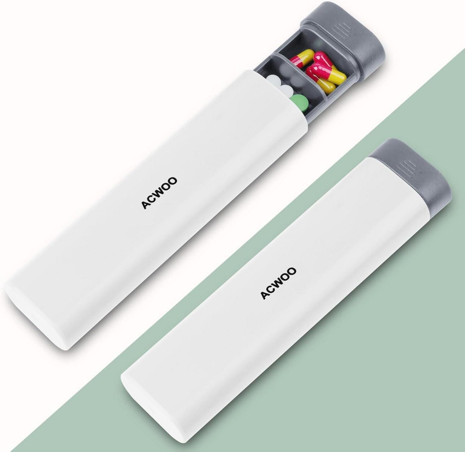 Tablettenbox 7 Tage Pillendose BPA Frei Weiß - Reise