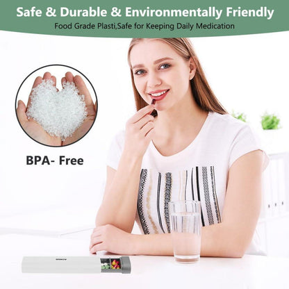 Tablettenbox 7 Tage BPA-frei Pillendose für Reise & täglichen Gebrauch