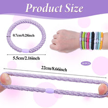 10er Pack Elastische Geflochtene Haargummis Damen für dickes