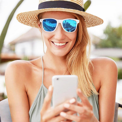 6er Neon Bunte Sonnenbrillen Set Vintage Partybrillen