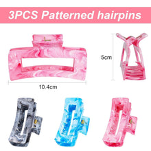 3 Stück Damen Haarklammern Rutschfest Mittelgroß Stark