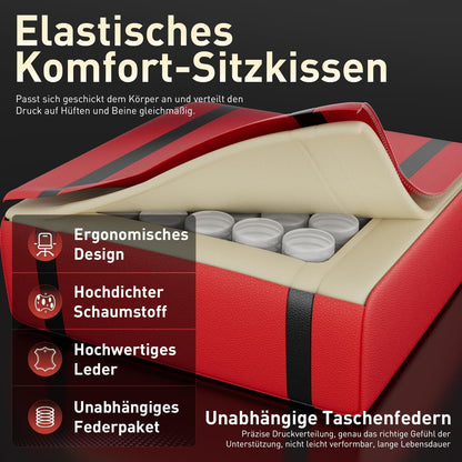 Gaming Stuhl mit Massagefunktion, Ergonomisch, Racing