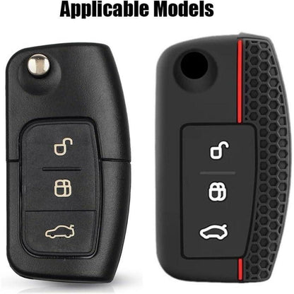 Silikon Schlüsselhülle für Ford Focus Fiesta Mondeo Kuga