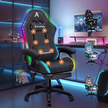 Ergonomischer Gamer Stuhl mit Massagefunktion & Lendenstütze