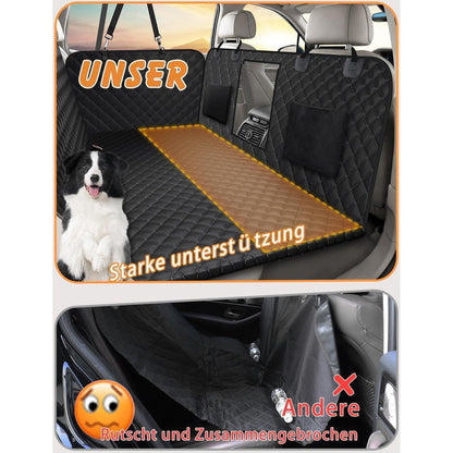 Alfheim Hundedecke Auto Rücksitzbank, Wasserdicht & Kratzfest