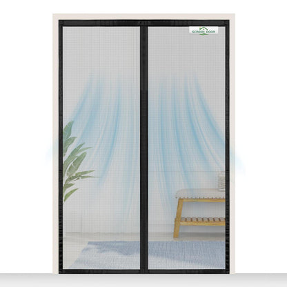 Magnetisches Fliegengitter 200x210cm – Insektenschutz für Balkontür