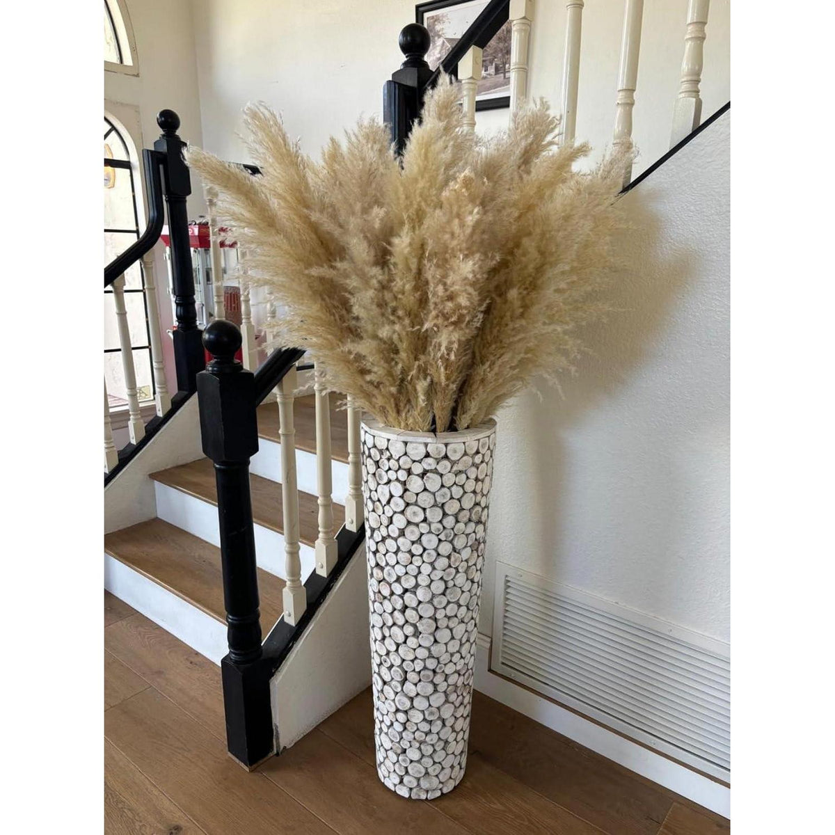 Großes Pampasgras Strauß (15 Stk) – 100cm Boho Deko