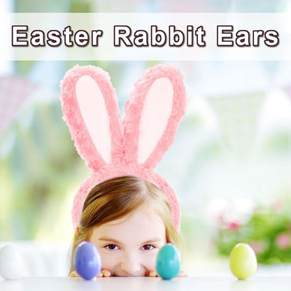 Hasenohren Haarreif Plüsch Hase Ohren Haarbänder Ostern Rosa